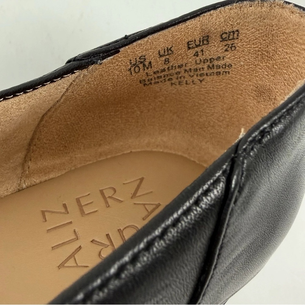 Naturalizer Kelly Mary-Jane Flats Womens 10M Black Leather Buckle NEW - Picture 8 of 11